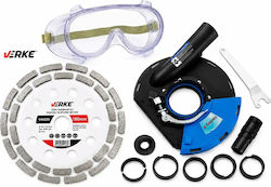 Kit De Șlefuire Beton Disc Diamant Verke + Sistem De Vid 180 Mm + Ochelari Top44220gog Kit De Șlefuire Beton Disc Diamant Verke + Sistem De Vid 180 Mm + Ochelari Top44220gog