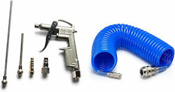 Kit de suflare Tagred furtun spirală 20 m 8 bar + pistol de suflare din 6 piese Top112102 Kit de suflare Tagred furtun spirală 20 m 8 bar + pistol de suflare din 6 piese Top112102
