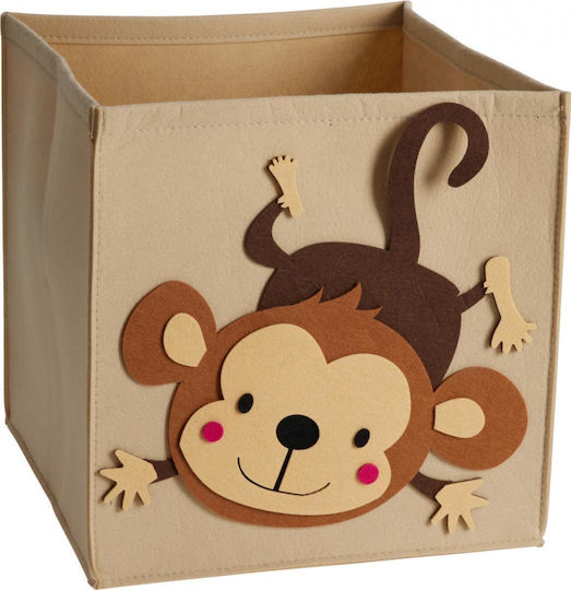 Heinner Kinder Stoff Spielzeugkiste 30x30x30cm