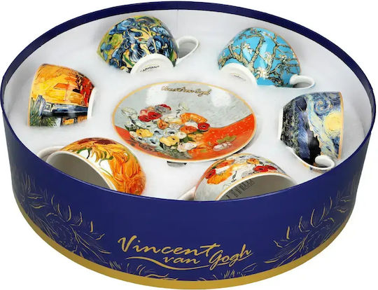 Carmani Set Cesti Maro Din Porțelan Multicolore 230ml 6 Bucăți
