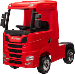 Scania R Series Camion Cu Un Loc Cu Telecomandă Licențiat 12 Volți Roșu Pentru 1+ Ani Scania R Series Camion Cu Un Loc Cu Telecomandă Licențiat 12 Volți Roșu Pentru 1+ Ani
