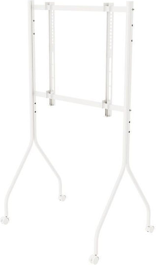 Maclean Energy MC-180 W Floor TV Mount up to 80" and 50kg White