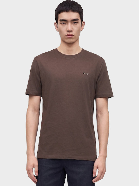 Hugo T-shirt Brown