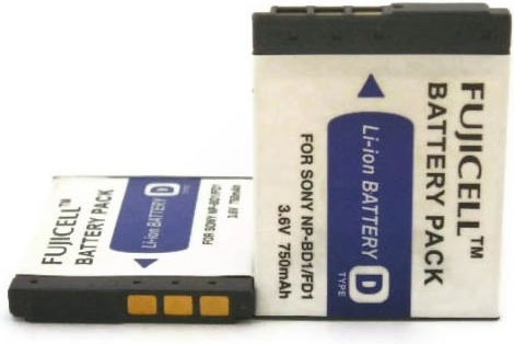 Fujicell Ersatz Batterie Sony Np-bd1/fd1