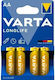 Varta LongLife Alkaline-Batterie AA 1,5V