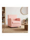 Relax Sessel aus Künstliches Leder Rosa 70x79x78cm