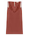 Damenbluse mit V-Ausschnitt Rot