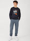 Kids Tracksuit Set With Top Dark Grey