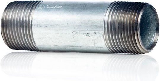 Doppelgewindeter Rohr 3/4 200 Mm Verzinkt