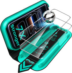 ESR Armorite Защитно фолио Ultrafit 2 Бройки iPhone 18 Pro iPhone 17 Pro Черно ESR Armorite Защитно фолио Ultrafit 2 Бройки iPhone 18 Pro iPhone 17 Pro Черно