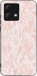 Θήκη Sonique Diva Series Motorola Moto G84 5g Ροζ Δαντέλα