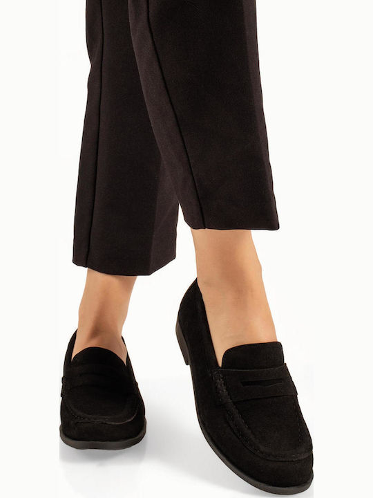 Alta Moda Γυναικεία Loafers σε Μαύρο Χρώμα