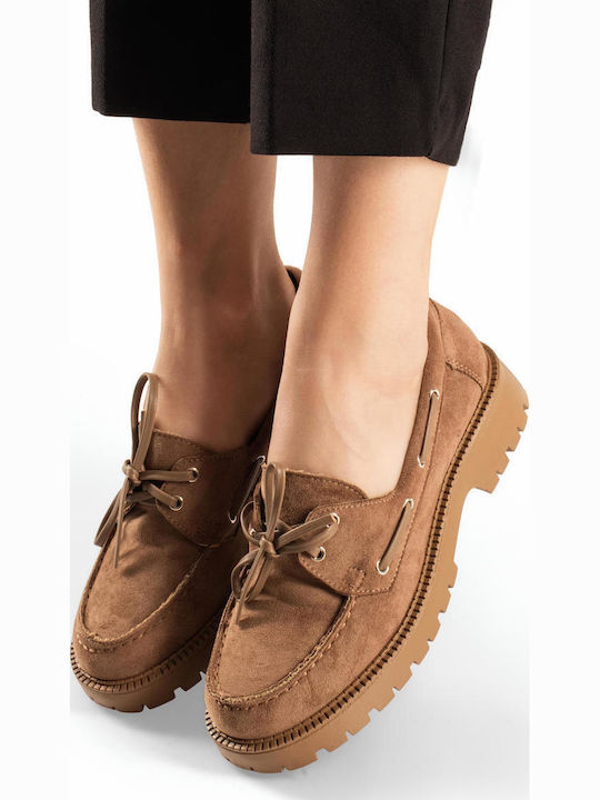 The Shoemart Women's Loafers In Brown Colour