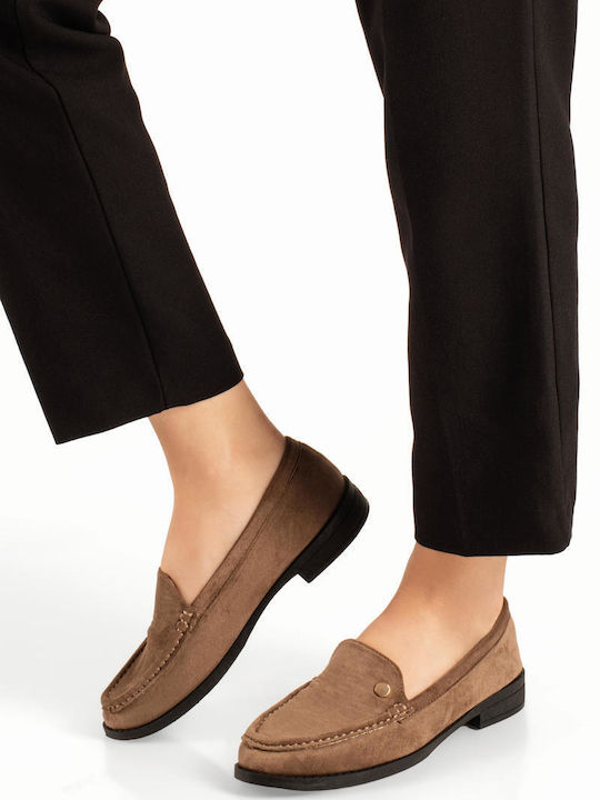 The Shoemart Women's Loafers In Brown Colour