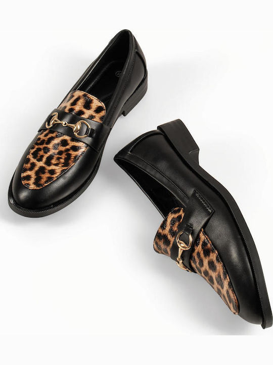 Women's Loafers in Gold Colour