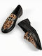 Women's Loafers in Gold Colour