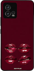 Калъф Sonique Diva Series Motorla Moto G72 Черв...