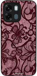 Θήκη Sonique Diva Series Oppo A6 4g Oppo A6 5g Oppo A6x 4g Oppo A6x 5g Oppo A6k 4g Μπορντό Δαντέλα