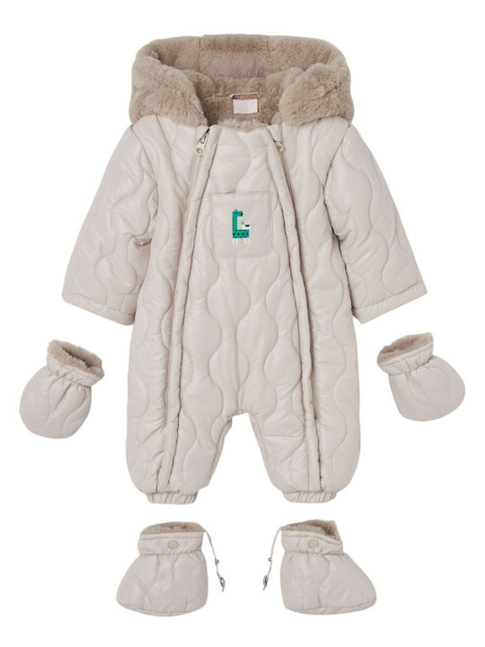 Boboli Boboli Baby-Strampler Ausfahrt Beige