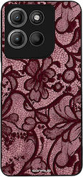 Θήκη Sonique Diva Series Motorola Moto G15 4g Moto G15 Power Moto G17 5g Moto G17 Power 5g Μπορντό Δαντέλα