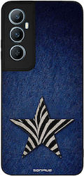 Sonique Diva Series Case Realme C65 4G Denim Zebra