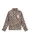 Kinder-Sweatshirt Strickjacke Braun