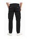 Pantaloni bărbați Cargo Relaxed Fit Negru