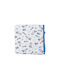 Kamtex Baby Swaddle Blanket Albastru Deschis 95x100cm