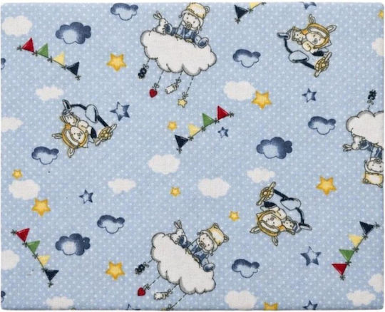 Kamtex Baby Baby Wickelunterlage Hellblau 80x90cm