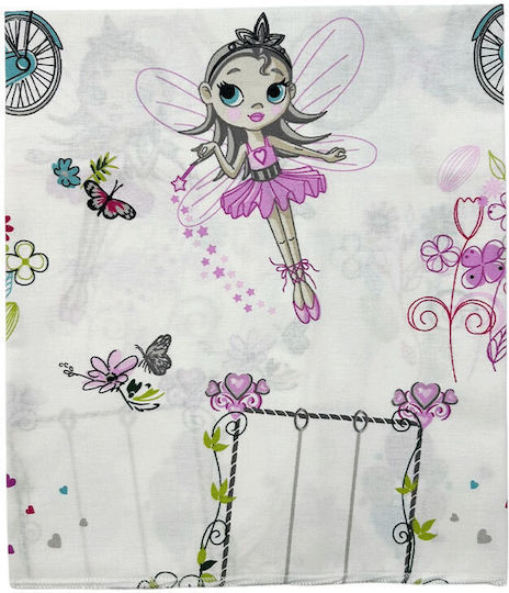 Bunny Bebe Πάνα Αγκαλιάς Χασέ Πολύχρωμο 80x80εκ.