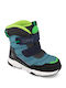 Анатомични детски боти с велкро Сини