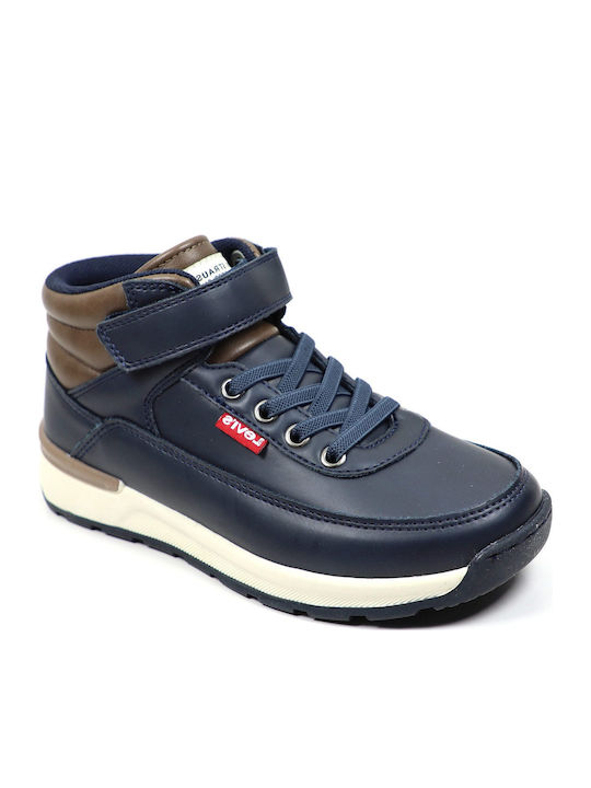 Levi's Δερμάτινα Παιδικά Μποτάκια Μπλε