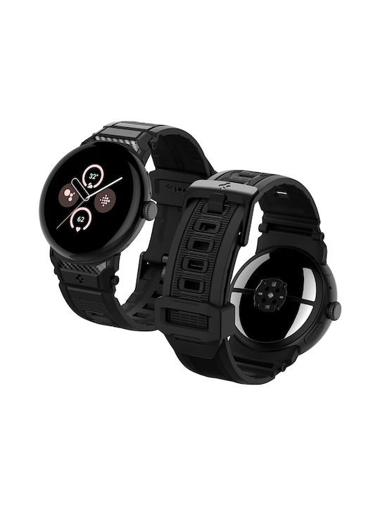 Spigen Rugged Band Amp07556 Google Pixel Watch 5 Watch 4 Watch 3 Watch 2 Watch 1 41mm Negru Spigen Rugged Band Amp07556 Google Pixel Watch 5 Watch 4 Watch 3 Watch 2 Watch 1 41mm Negru
