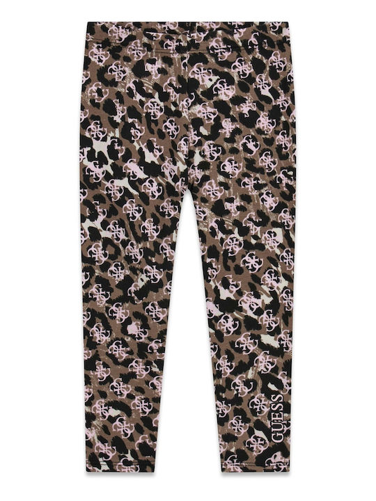Guess Kinderleggings Kurze Braune Leggings