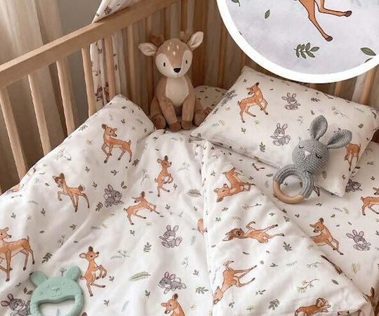 MayHome Set Kids Single Duvet Cover With Cotton Pillowcase Cotton 160x240cm