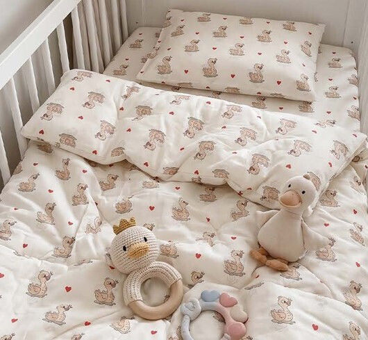 MayHome Set Kids Single Duvet Cover With Cotton Pillowcase Cotton 160x240cm