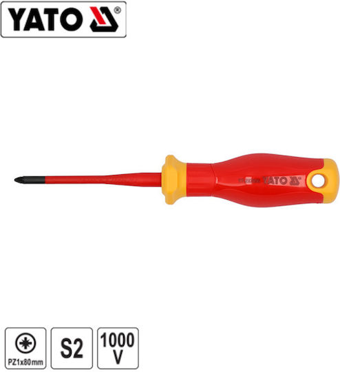 Yato Отвертка Електротехник Звезда с Дължина 80mm