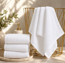 Blanc de Blanc Line Hotel Bathroom Towel 150x80cm White Blanc de Blanc Line Hotel Bathroom Towel 150x80cm White