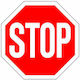 Ce Πινακίδα Αλουμινίου Δ0.30 Stop 007512