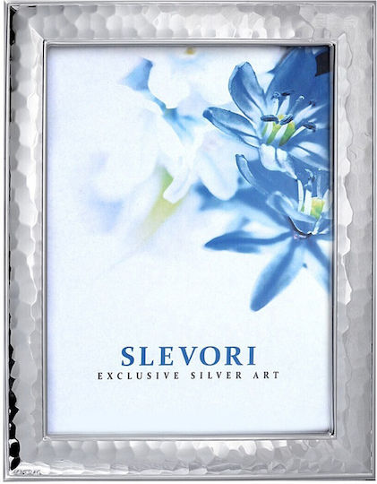 Slevori Silver Photo Frame with White Frame