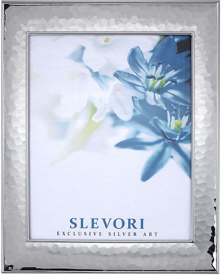 Slevori Silver Photo Frame with White Frame KOR1501AW 15x20