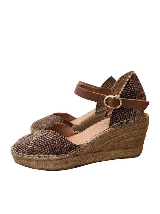 Fabiolas Collection Дамски Еспадрили в Кафяв Цвят