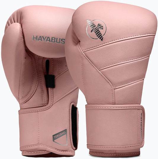 Hayabusa Mănuși de box din piele pentru competiție roz