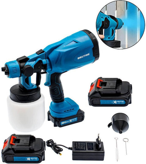 Bisutime Pistol Electric de Vopsit Reîncărcabil 48V cu Recipient 1lt