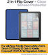 Inkora Флип Капак Издръжлив Прозрачен (Kindle Paperwhite 2024 12-то Поколение)