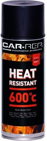 Spray De Vopsea 400ml Rezistent La Căldură Negru Până La 600°C Spray Car-Rep Lakier ?aroodporny