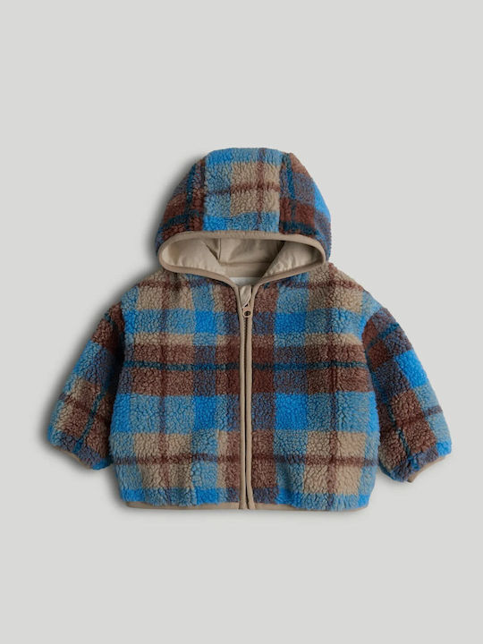 Polar Bluze și Hanorace Pentru Copii Cardigan Cu Glugă și Cu Buzunare Multicolor