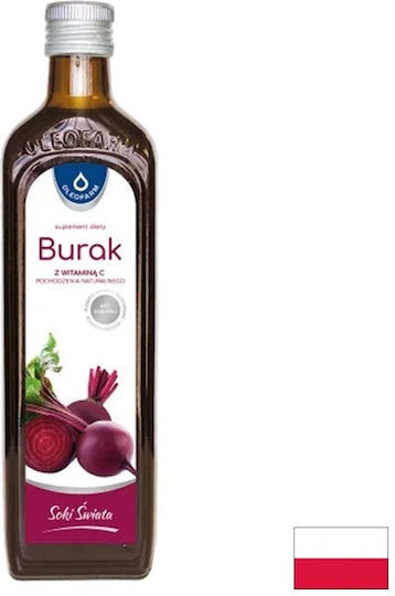 Oleofarm Συμπυκνωμένος Χυμός Red Beet 490ml