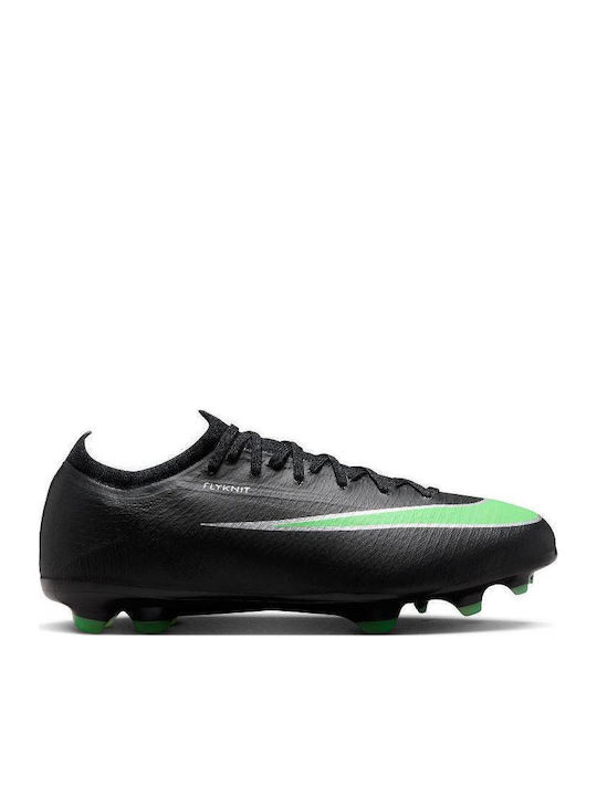 Jr Vapor FG Παιδικά Ποδοσφαιρικά Παπούτσια με Τάπες Μαύρα