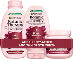 Garnier Grape Moisture Set de Tratament pentru Păr pentru Păr Subțire cu Șampon, Mască și Balsam Garnier Grape Moisture Set de Tratament pentru Păr pentru Păr Subțire cu Șampon, Mască și Balsam